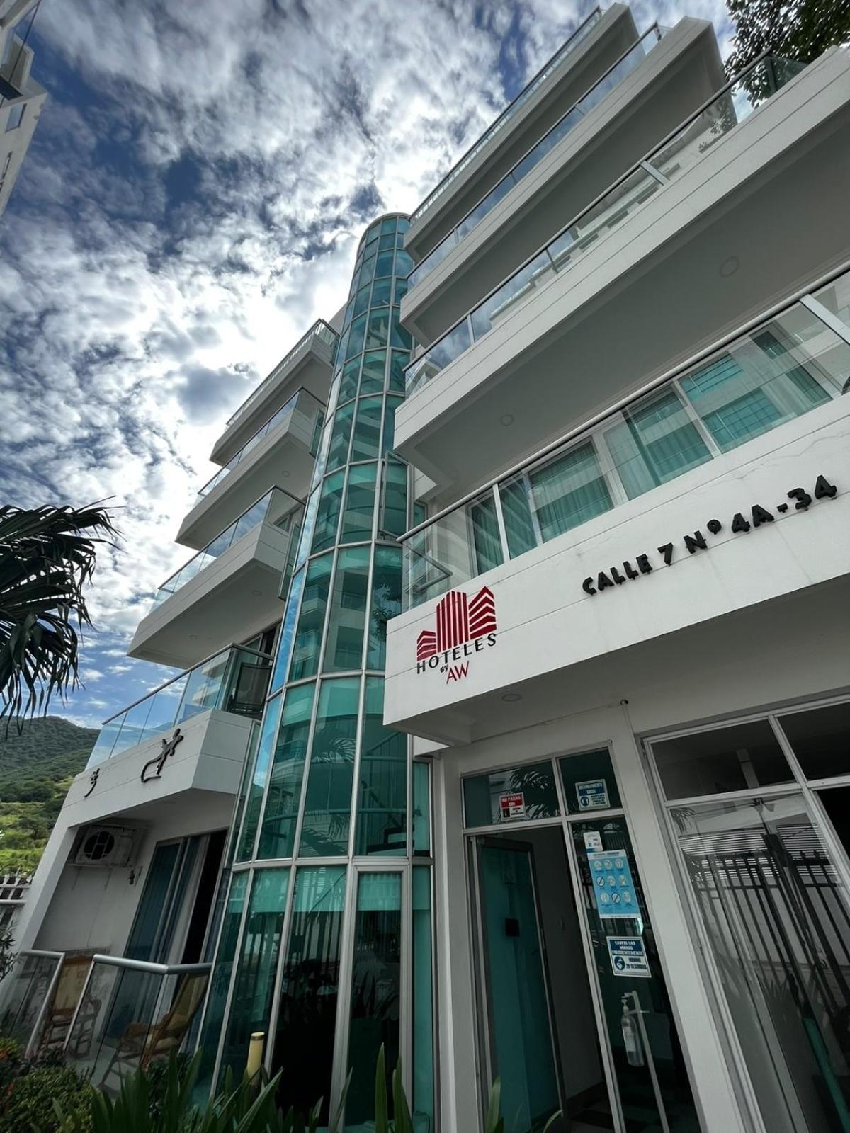 Aw Hotel Rodadero Suites ซันตามาร์ตา ภายนอก รูปภาพ