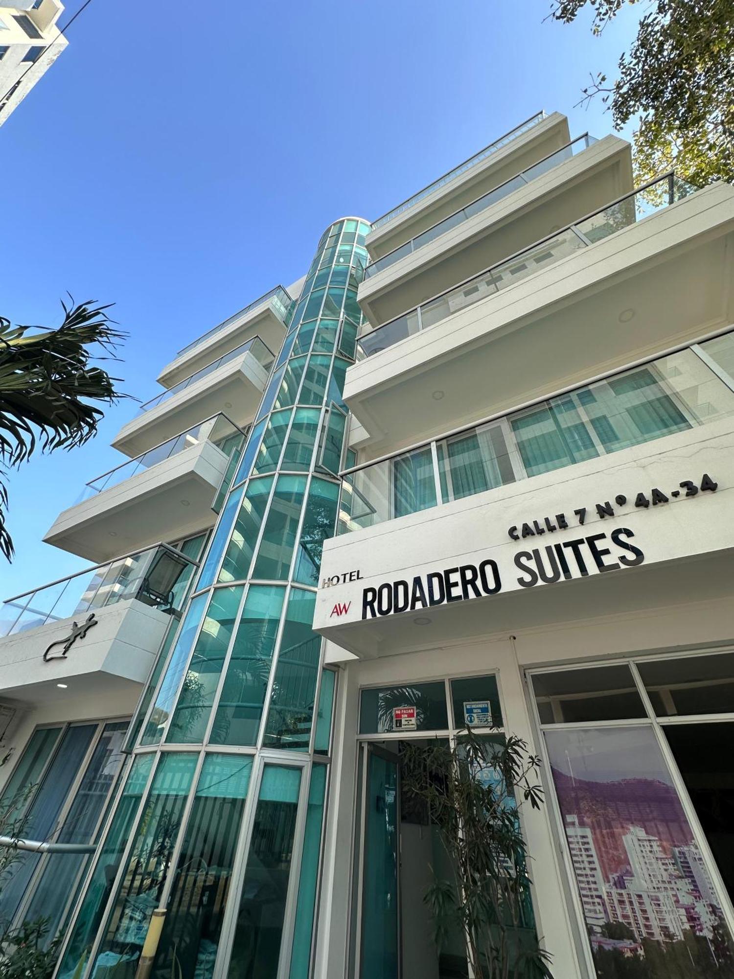 Aw Hotel Rodadero Suites ซันตามาร์ตา ภายนอก รูปภาพ